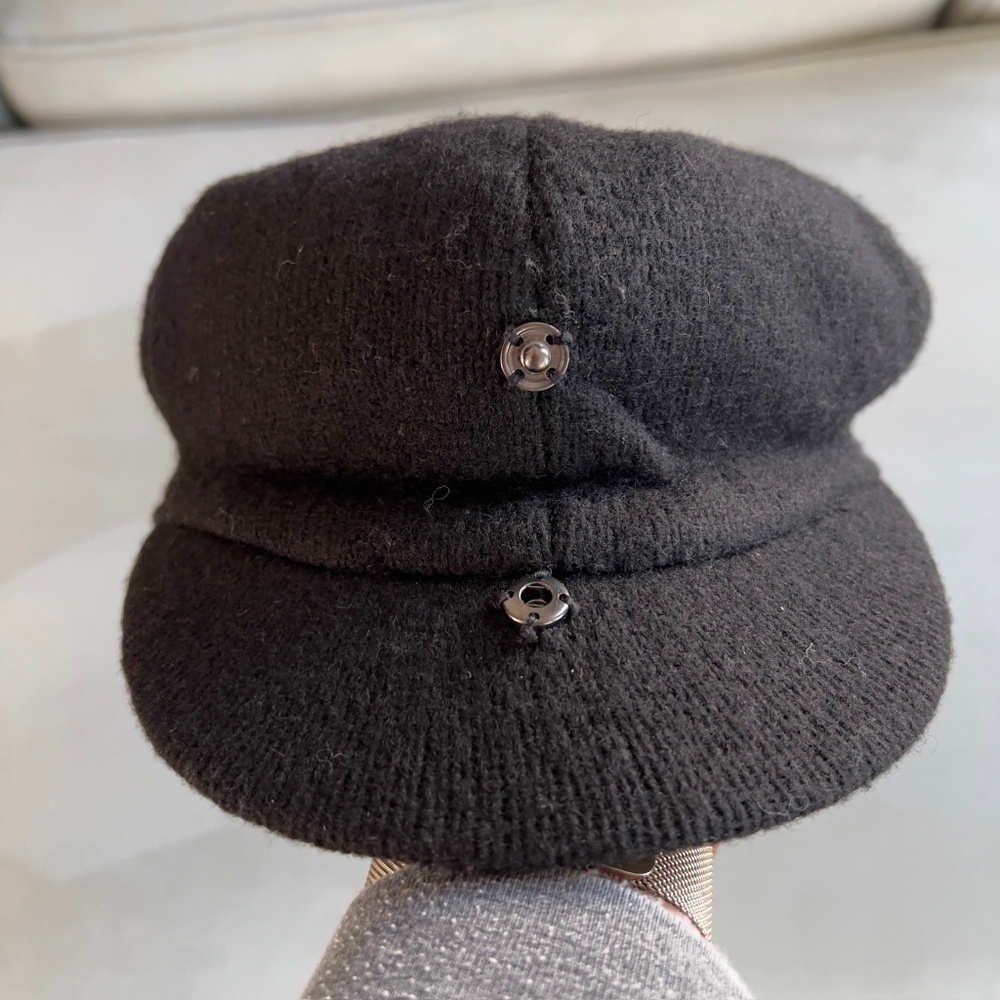 Polo Ralph Lauren Men Black Wool Flat Cap - Picture 7 of 12